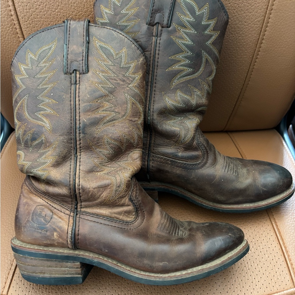 Sketchers x John Deere cowboy boots